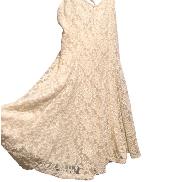 AMERICAN EAGLE OUTFITTERS Lace Overlay Spaghetti Strap Skater Dress size… - Picture 9 of 13